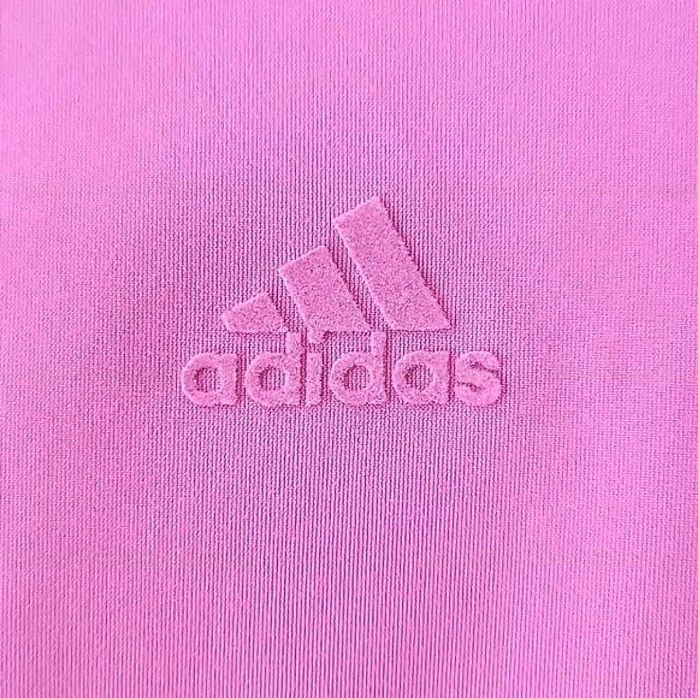 ADIDAS Pink Zip Up Stretchy Athletic Workout Exercise Jacket size M - Picture 5 of 11